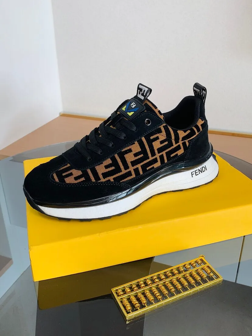 Factory price 442 (fendi) New style casual 👊🏻 upper 🇮🇹 imported cowhide fabric 🇩🇪 lining imported breathable mesh lining. The original outsole is molded to reflect the identity of every man, and the upper foot is stable and elegant🚶🏻🚶🏻High-end customized original version📯No matter the wind or rain, the shoe last remains unchanged and can withstand the verification of time🔍️,🔵 Size: 38-44